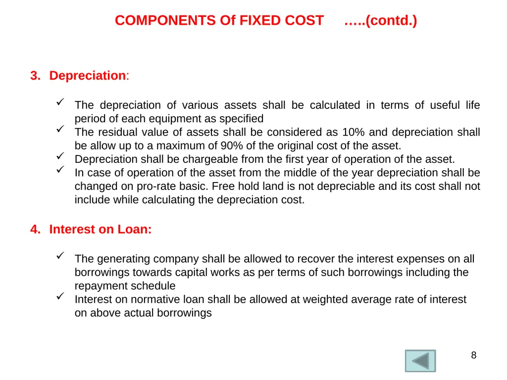 TARIFF OF ELECTRICITY & PRINCIPLE OF ITS - slide 8 of 18
