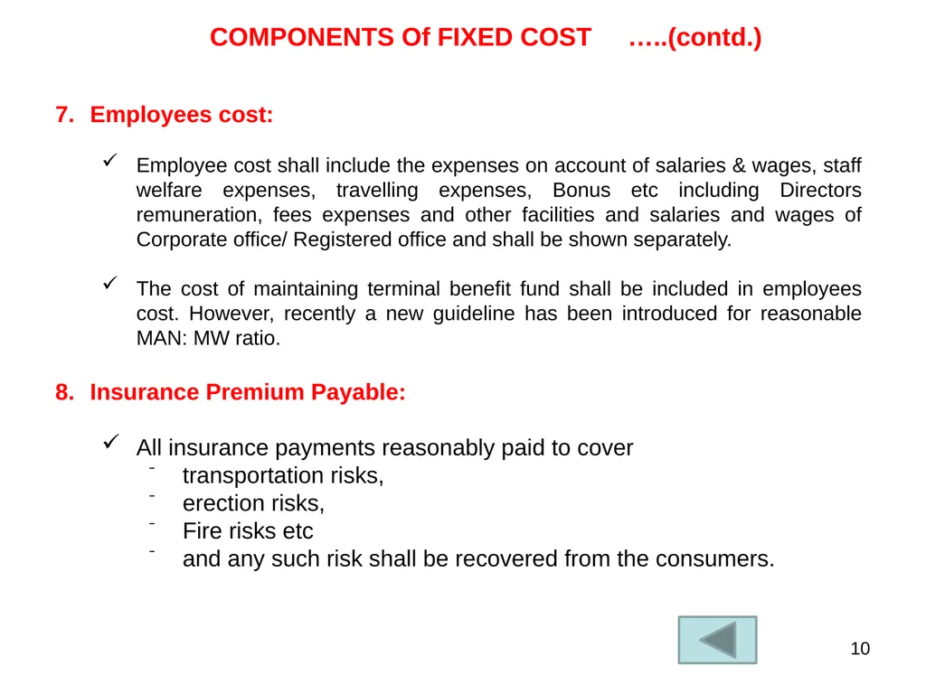 TARIFF OF ELECTRICITY & PRINCIPLE OF ITS - slide 10 of 18