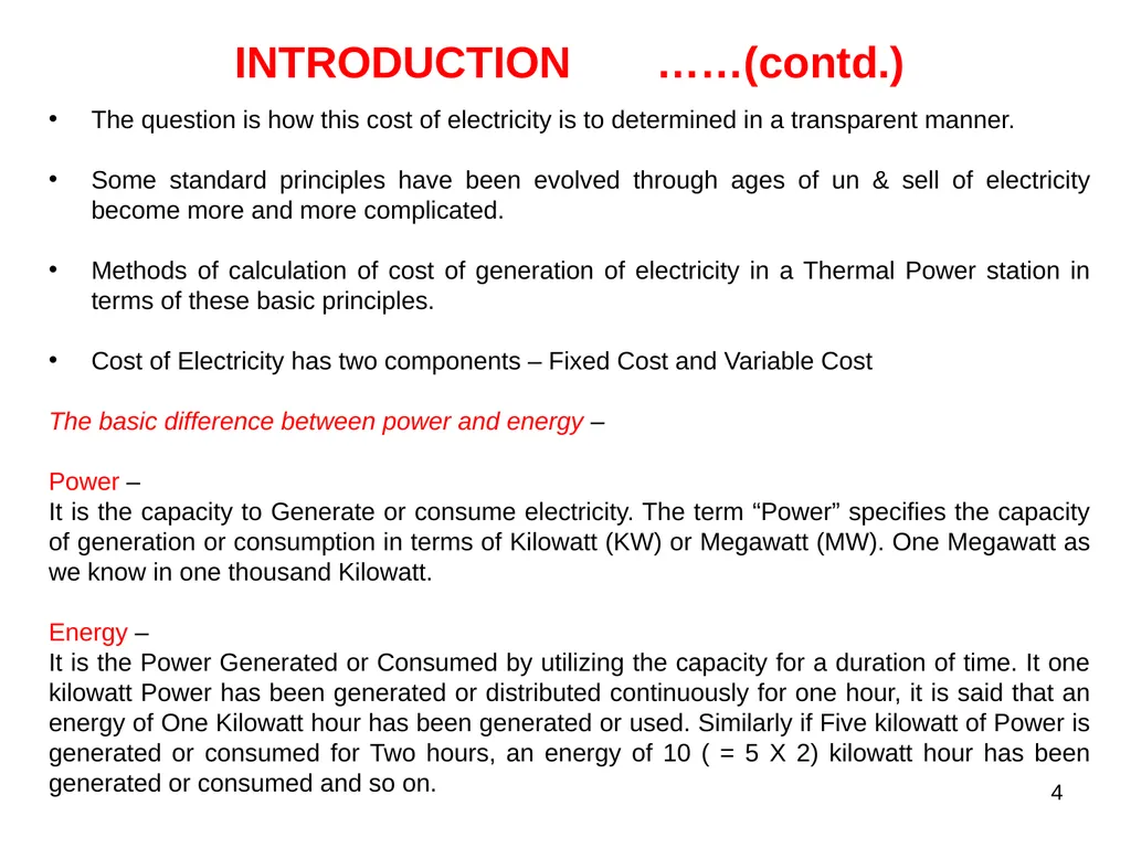 TARIFF OF ELECTRICITY & PRINCIPLE OF ITS - slide 4 of 18