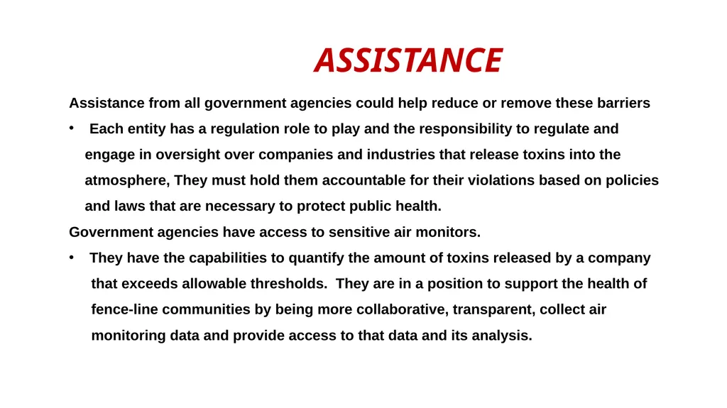 FENCELINE COMMUNITIES AIR MONITORS – TRAINING - slide 3 of 4