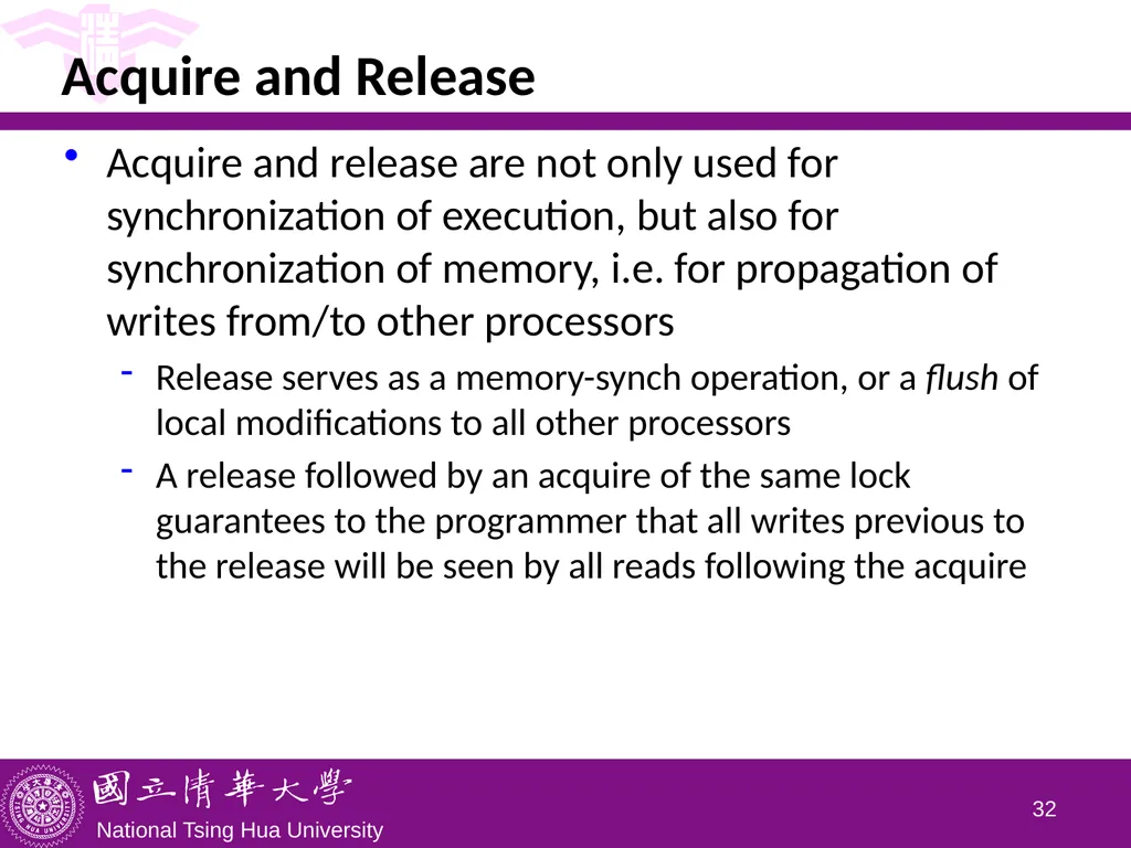 CS5102 High Performance Computer Systems Memory - slide 32 of 36