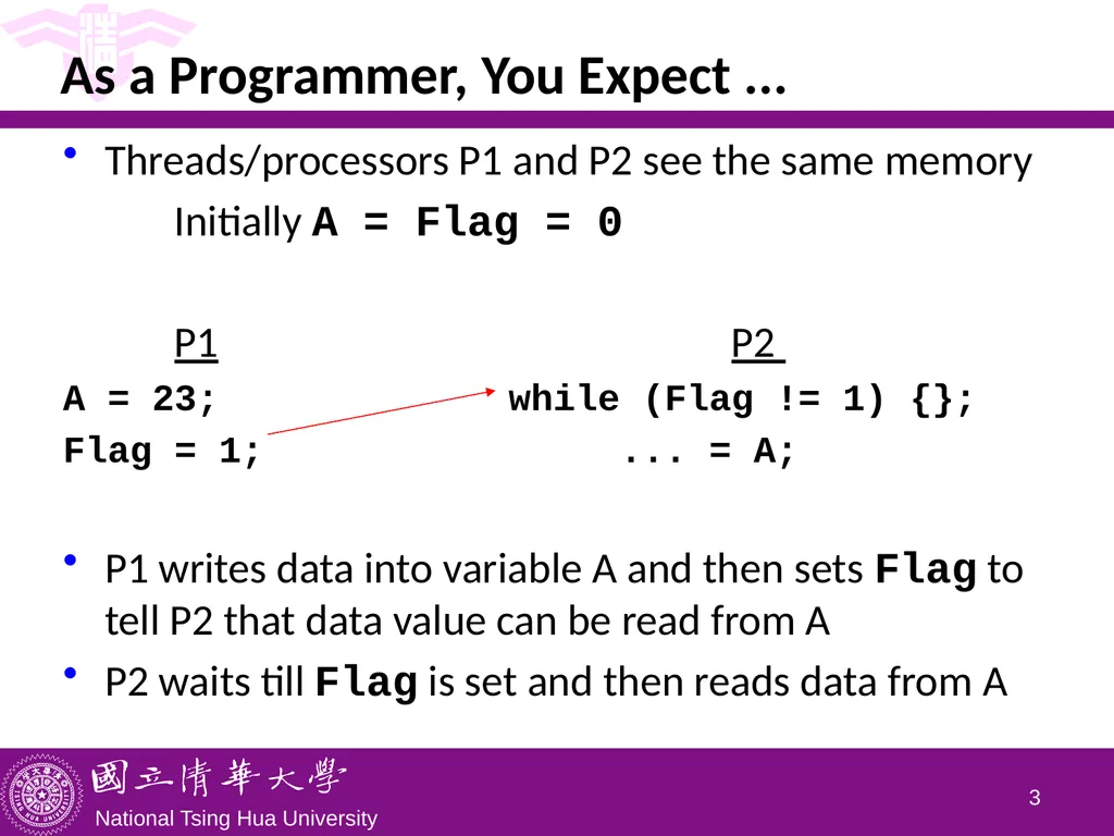 CS5102 High Performance Computer Systems Memory - slide 3 of 36