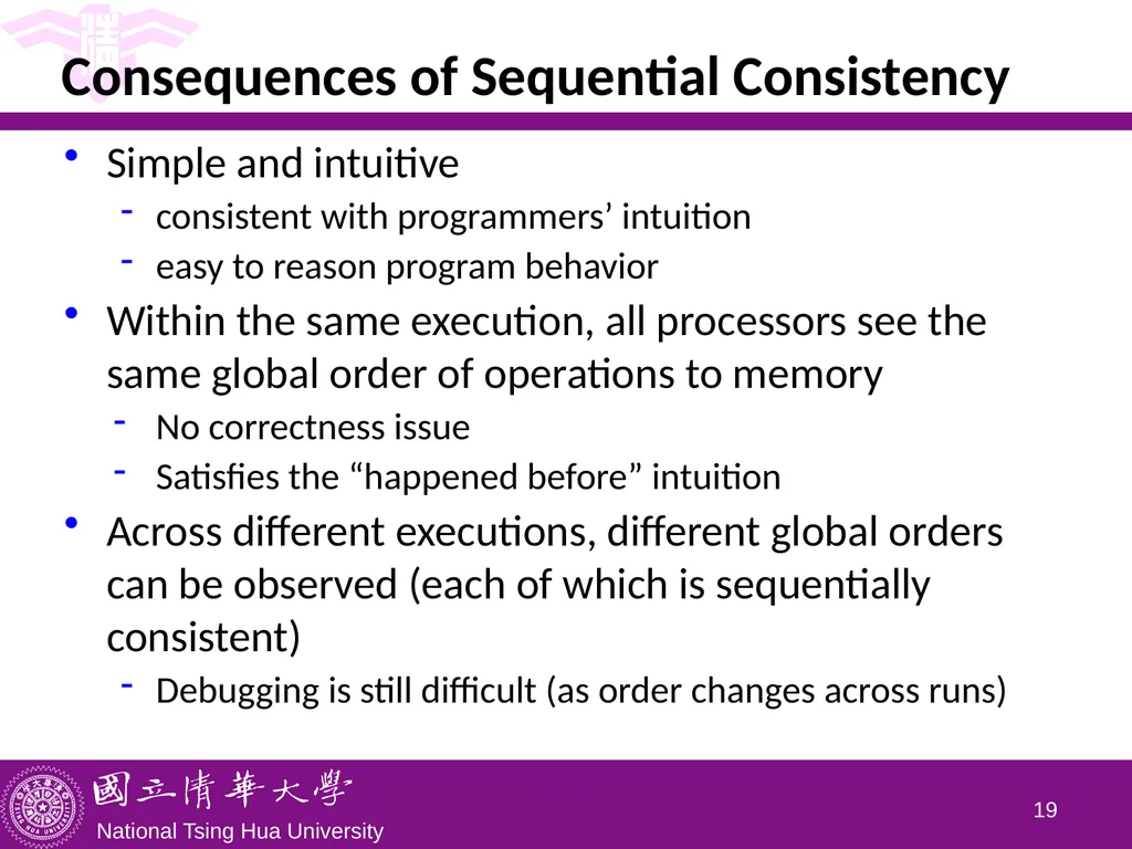 CS5102 High Performance Computer Systems Memory - slide 19 of 36