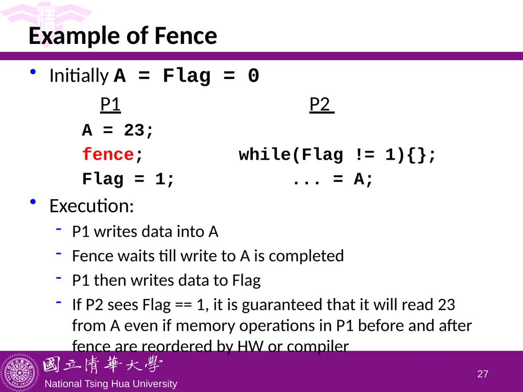 CS5102 High Performance Computer Systems Memory - slide 27 of 36
