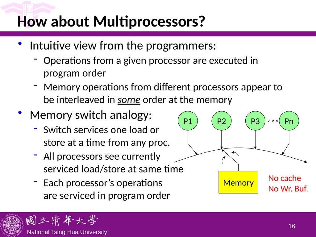 CS5102 High Performance Computer Systems Memory - slide 16 of 36