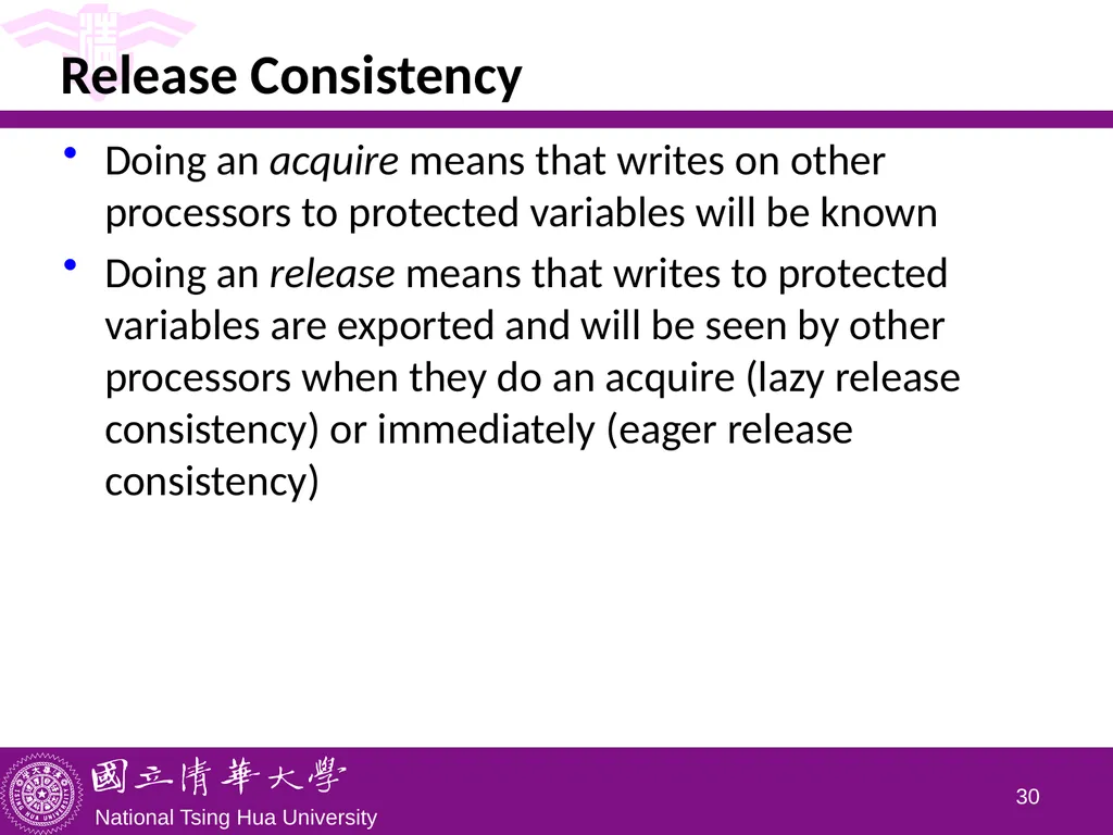 CS5102 High Performance Computer Systems Memory - slide 30 of 36