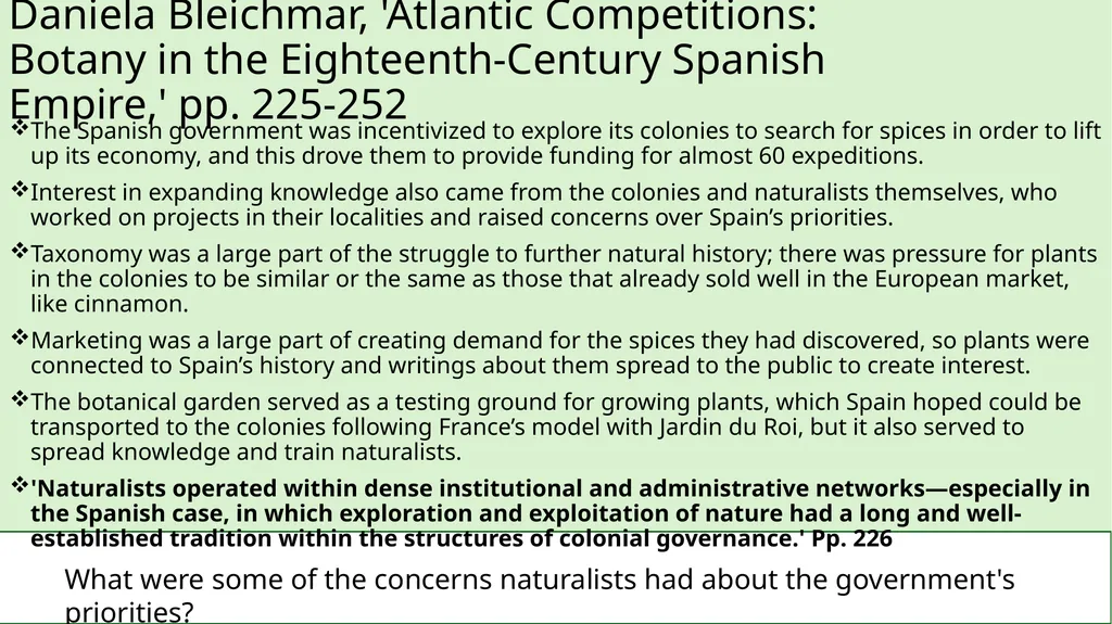 Medicinal Plants: Exploitation Edward Hart, Summi - slide 5 of 7