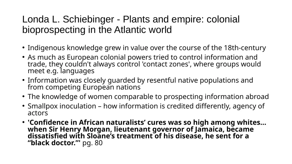 Medicinal Plants: Exploitation Edward Hart, Summi - slide 6 of 7