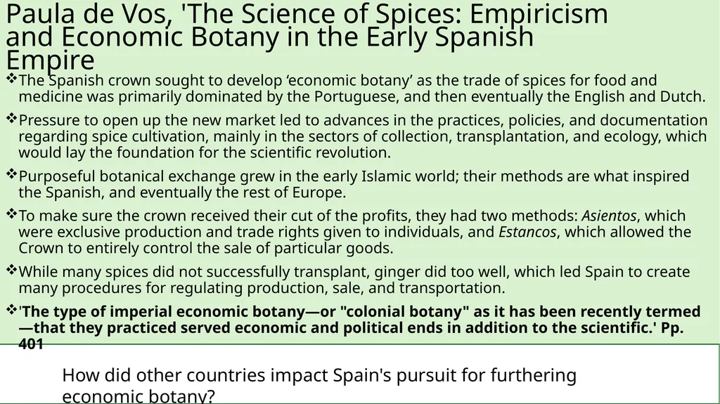 Medicinal Plants: Exploitation Edward Hart, Summi - slide 4 of 7