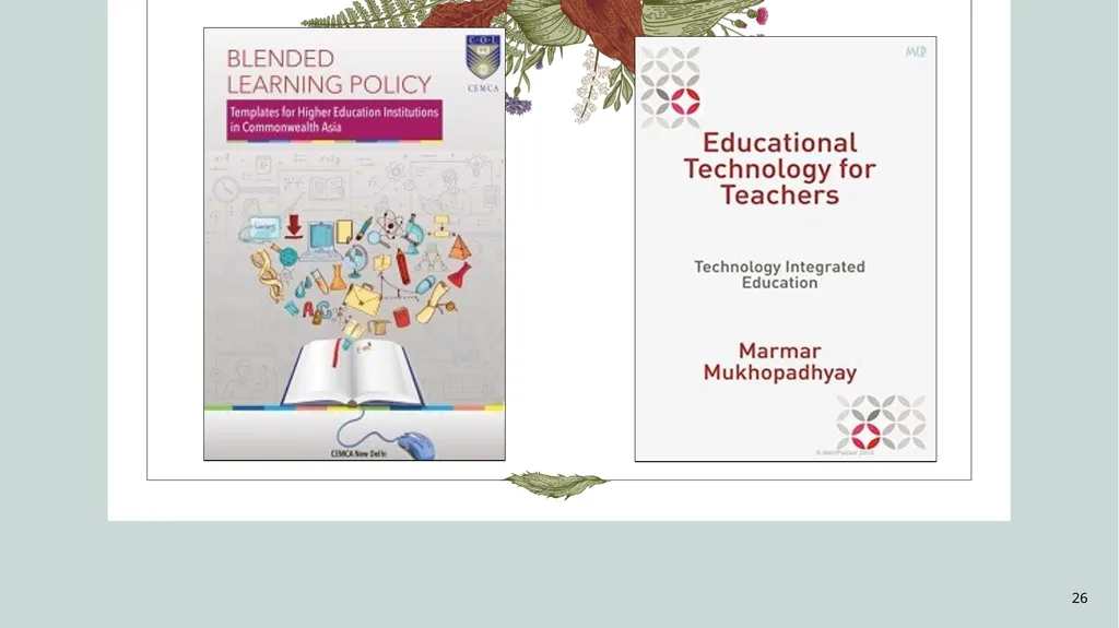 Blended Learning Policy Prof Marmar Mukhopadhyay - slide 26 of 27