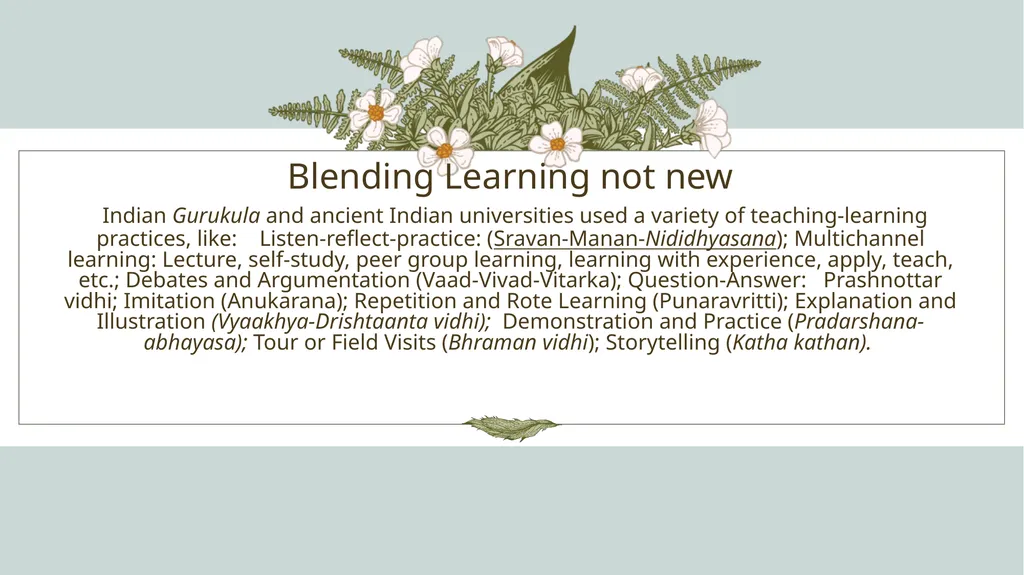 Blended Learning Policy Prof Marmar Mukhopadhyay - slide 4 of 27