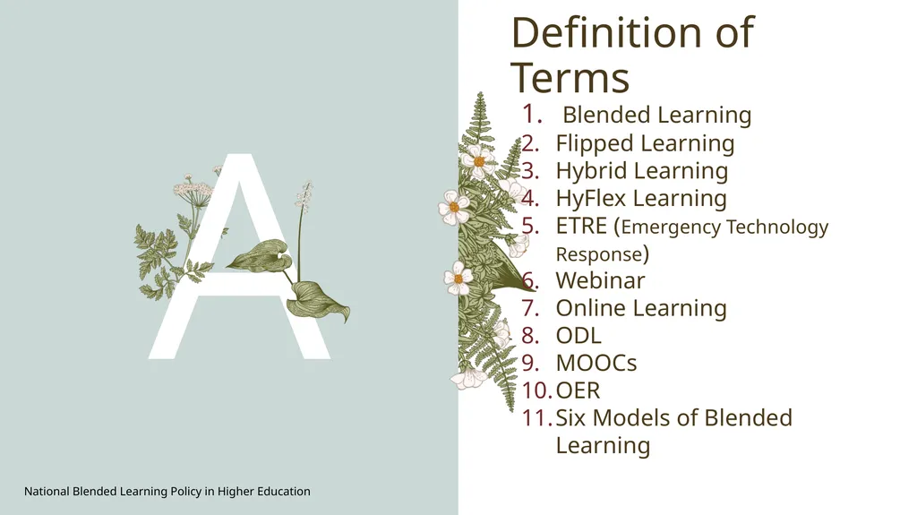 Blended Learning Policy Prof Marmar Mukhopadhyay - slide 10 of 27