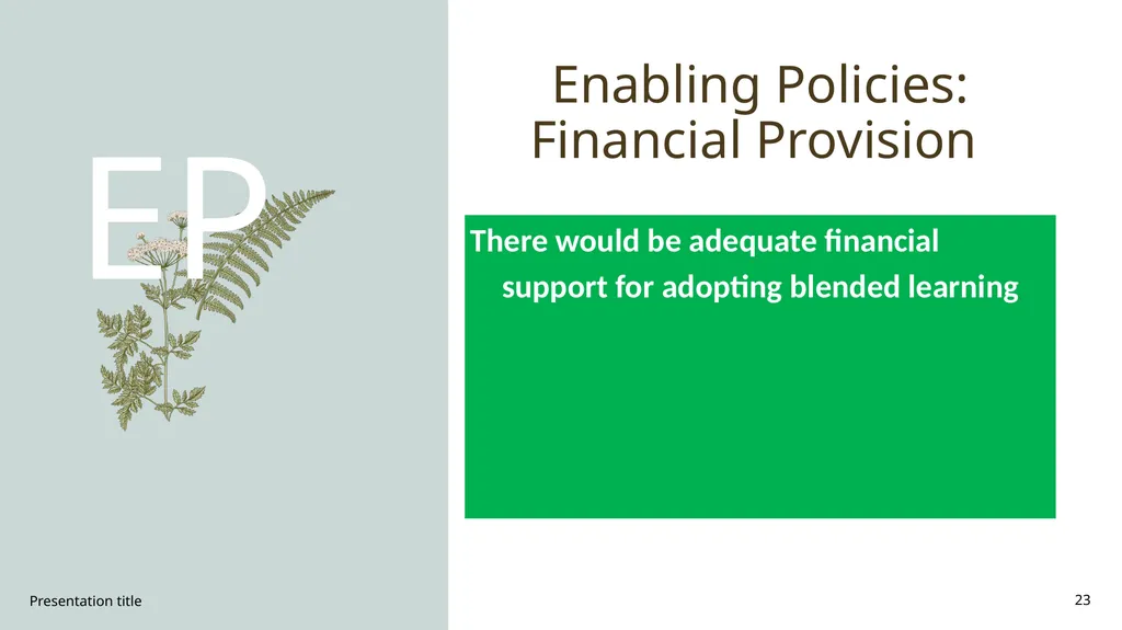 Blended Learning Policy Prof Marmar Mukhopadhyay - slide 23 of 27