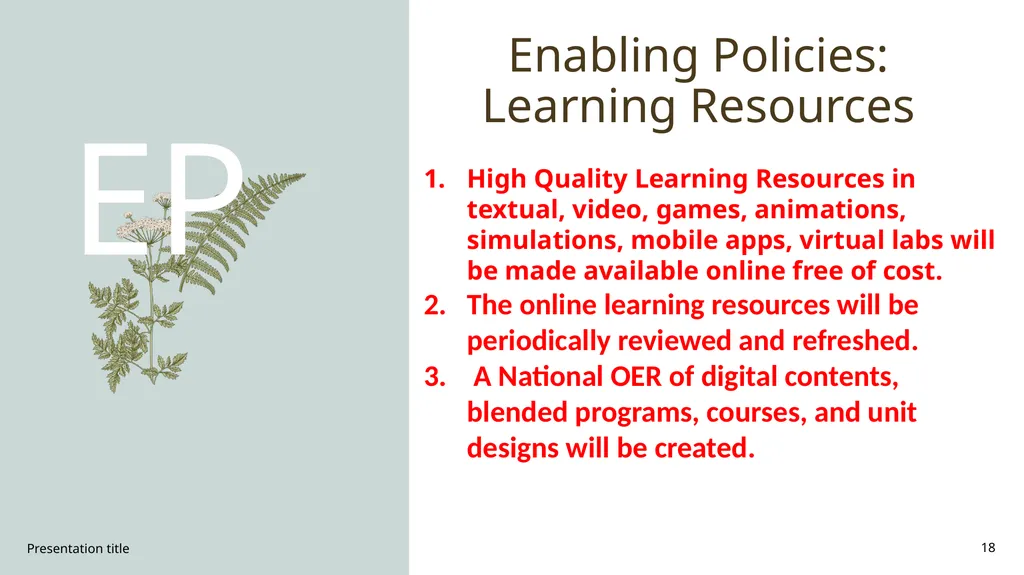 Blended Learning Policy Prof Marmar Mukhopadhyay - slide 18 of 27