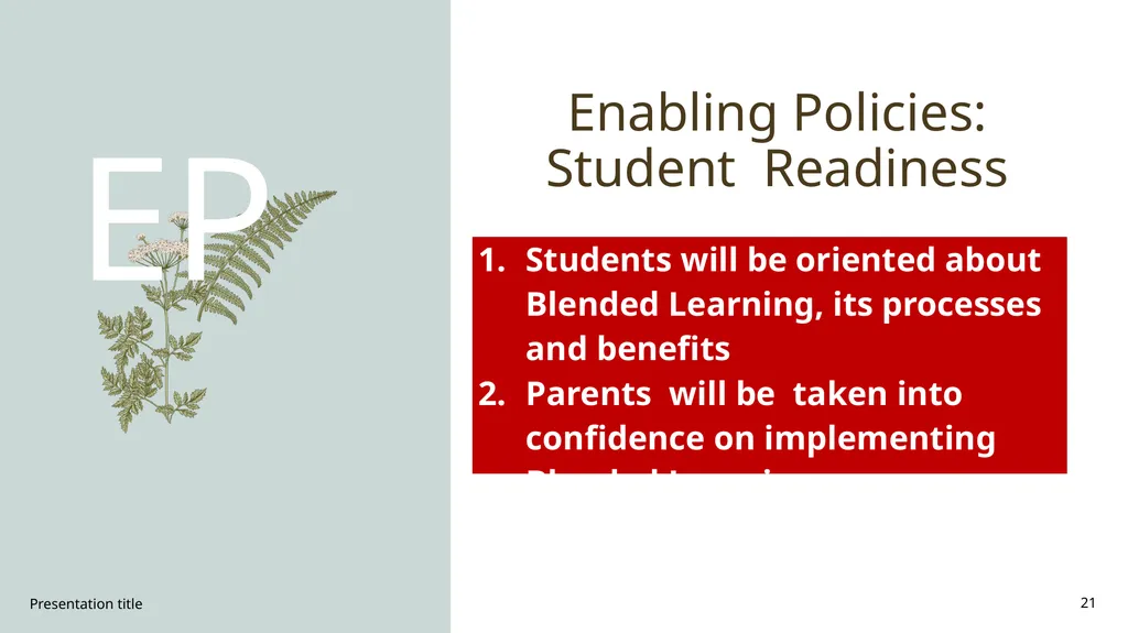 Blended Learning Policy Prof Marmar Mukhopadhyay - slide 21 of 27