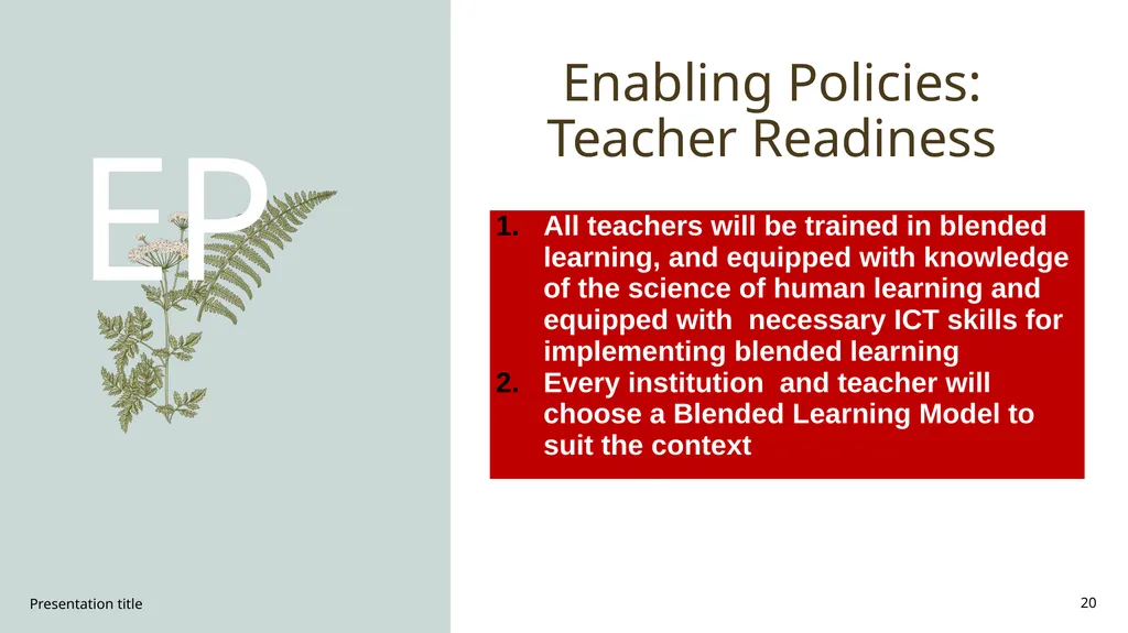 Blended Learning Policy Prof Marmar Mukhopadhyay - slide 20 of 27
