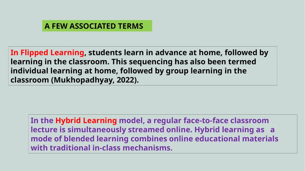 Blended Learning Policy Prof Marmar Mukhopadhyay - slide 7 of 27