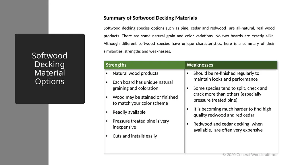 Decking 201: Selecting The Right Decking Material - slide 13 of 22
