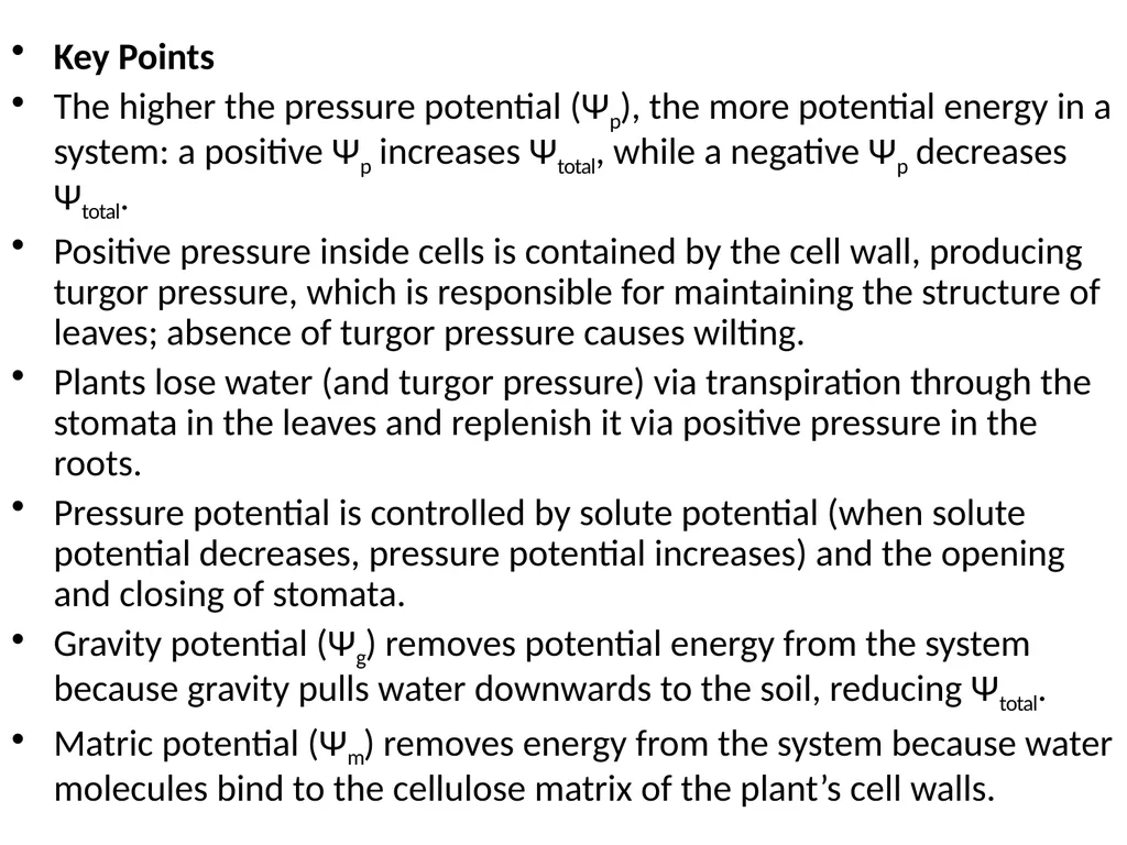 Plant Physiology (6) by Dr. Manal Zbari Transport - slide 10 of 25