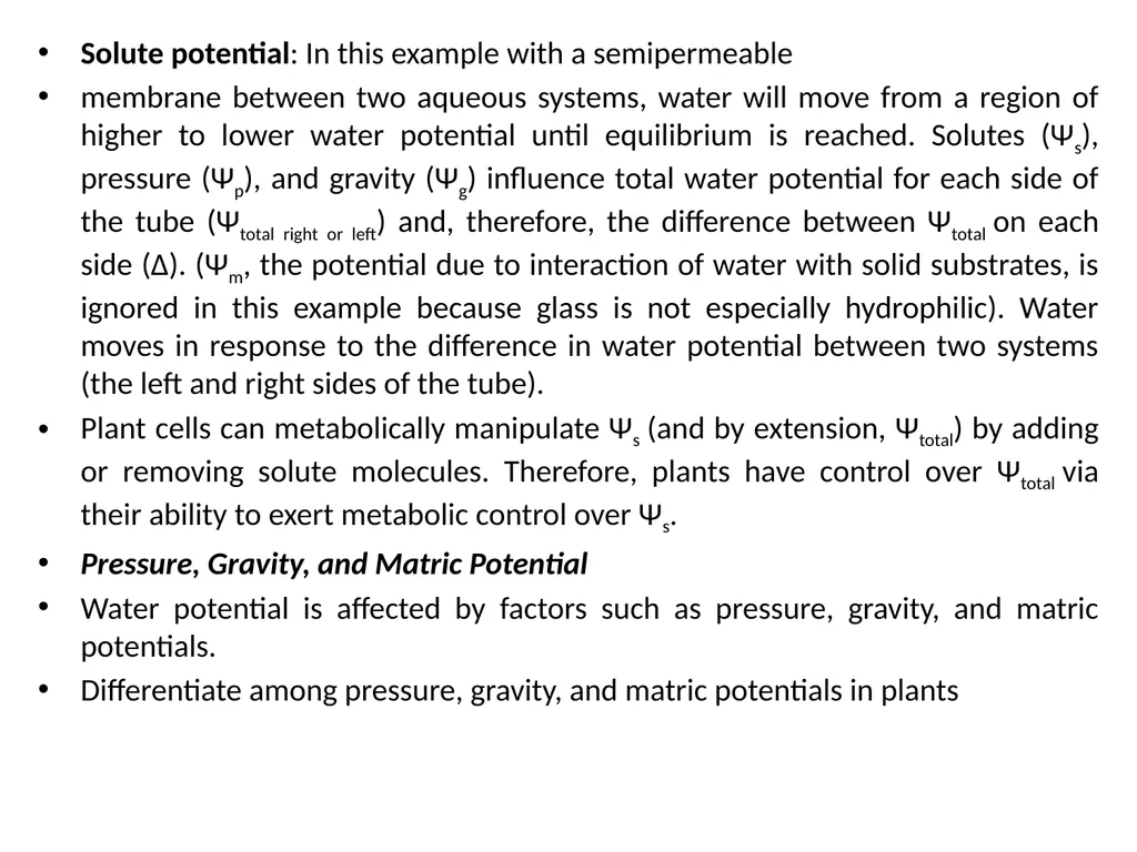 Plant Physiology (6) by Dr. Manal Zbari Transport - slide 9 of 25