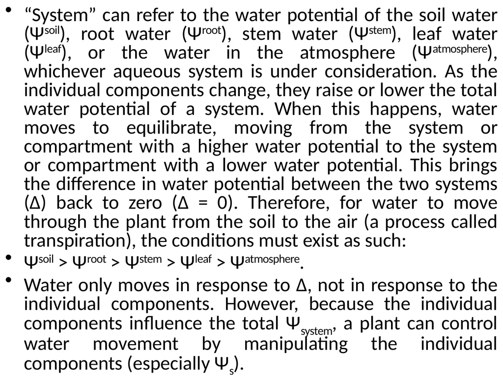Plant Physiology (6) by Dr. Manal Zbari Transport - slide 6 of 25