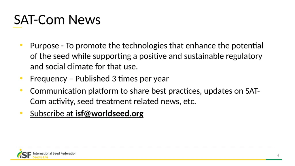 Seed Applied Technologies Committee Jeff Daniels - slide 4 of 8