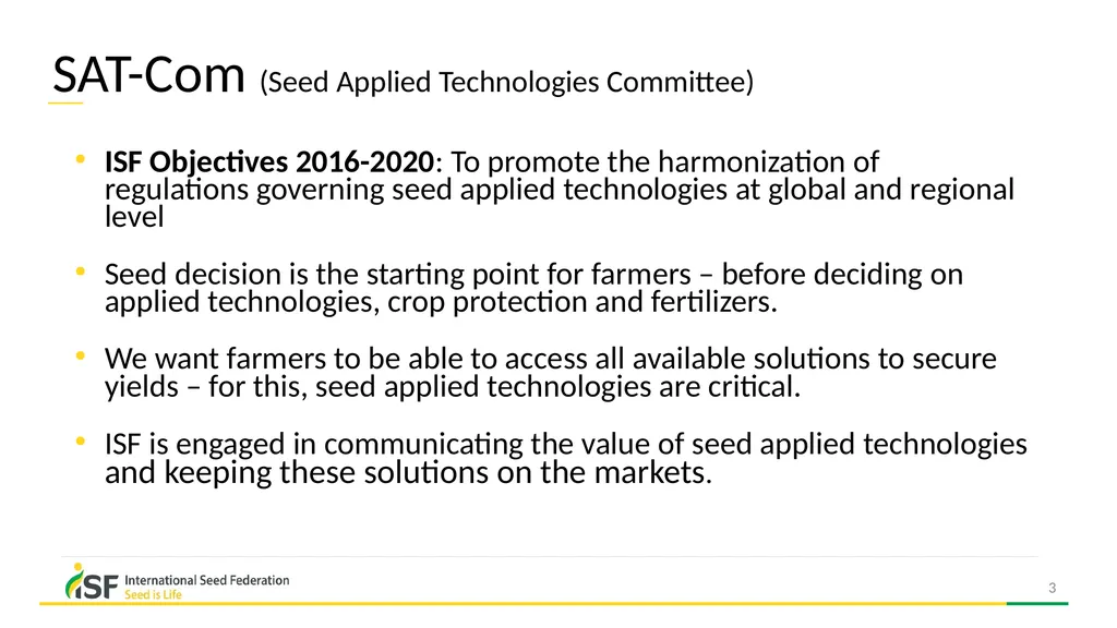 Seed Applied Technologies Committee Jeff Daniels - slide 3 of 8