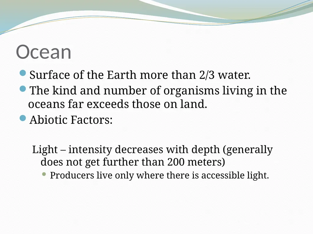 Biology Chapter 29 Origin and Distribution of - slide 16 of 25