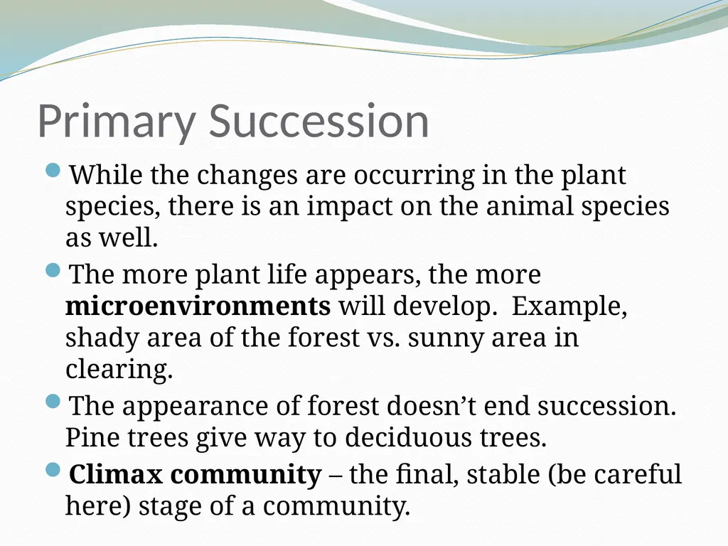 Biology Chapter 29 Origin and Distribution of - slide 8 of 25
