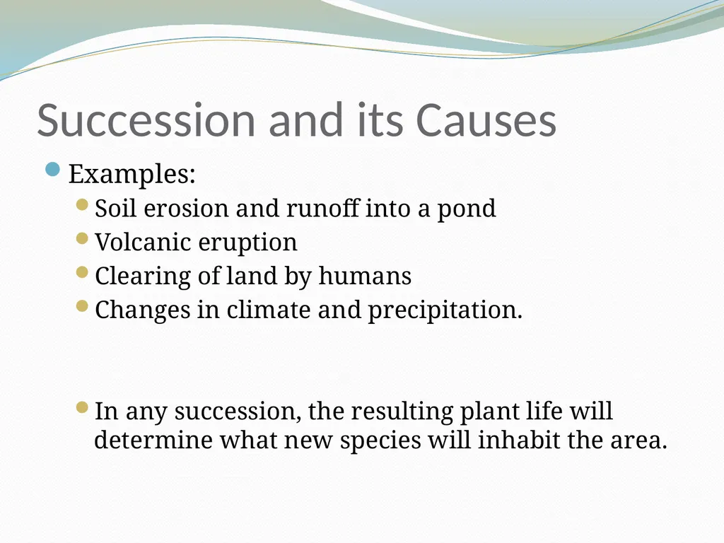 Biology Chapter 29 Origin and Distribution of - slide 4 of 25