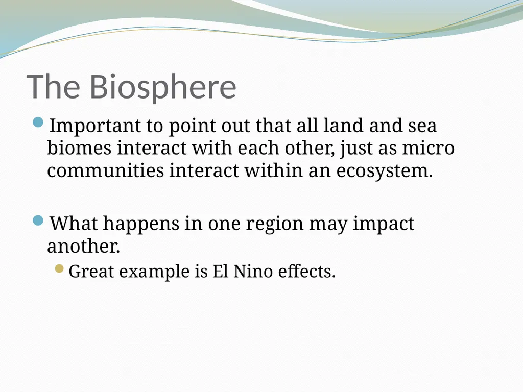 Biology Chapter 29 Origin and Distribution of - slide 25 of 25