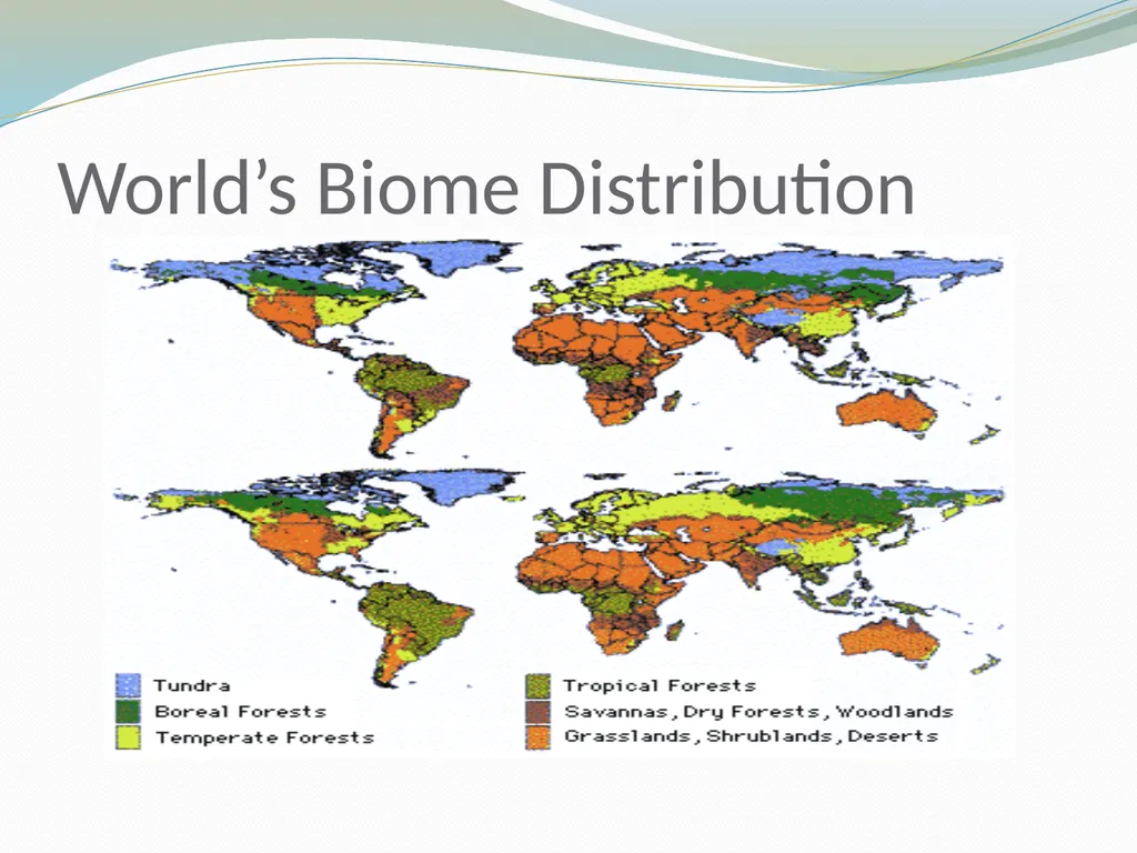 Biology Chapter 29 Origin and Distribution of - slide 14 of 25