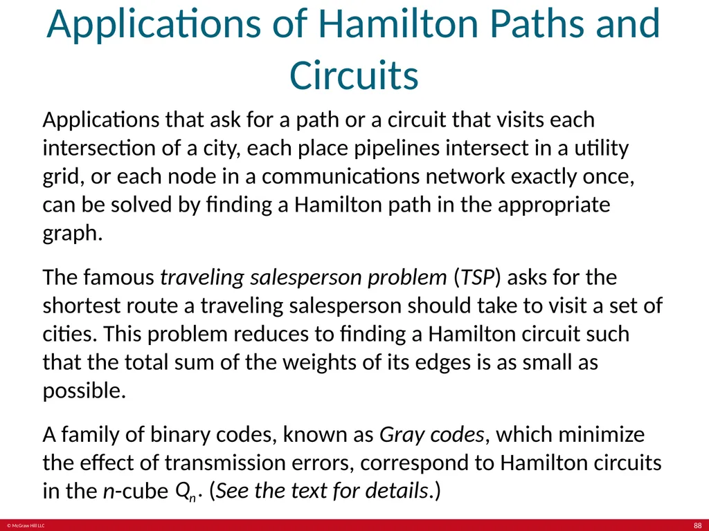 Kenneth Rosen, Discrete Mathematics and its - slide 88 of 88
