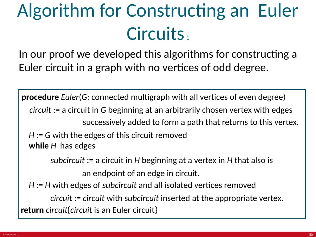 Graphs Chapter 10 With Question/Answer Animations - slide 80 of 89