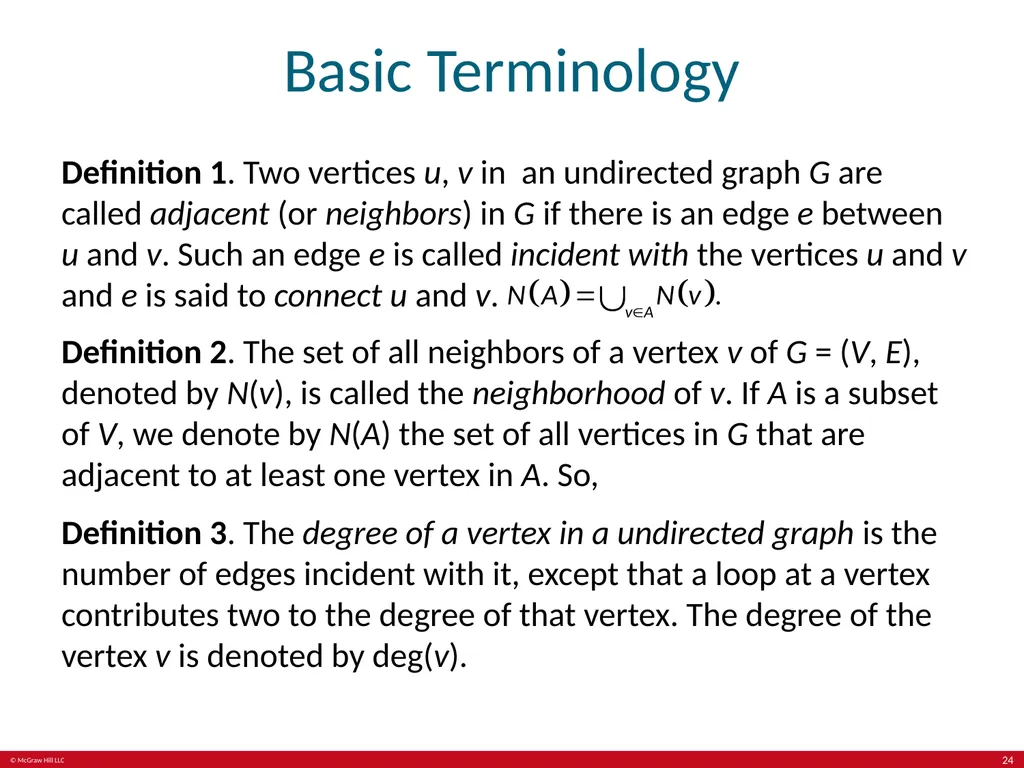 Graphs Chapter 10 With Question/Answer Animations - slide 24 of 89