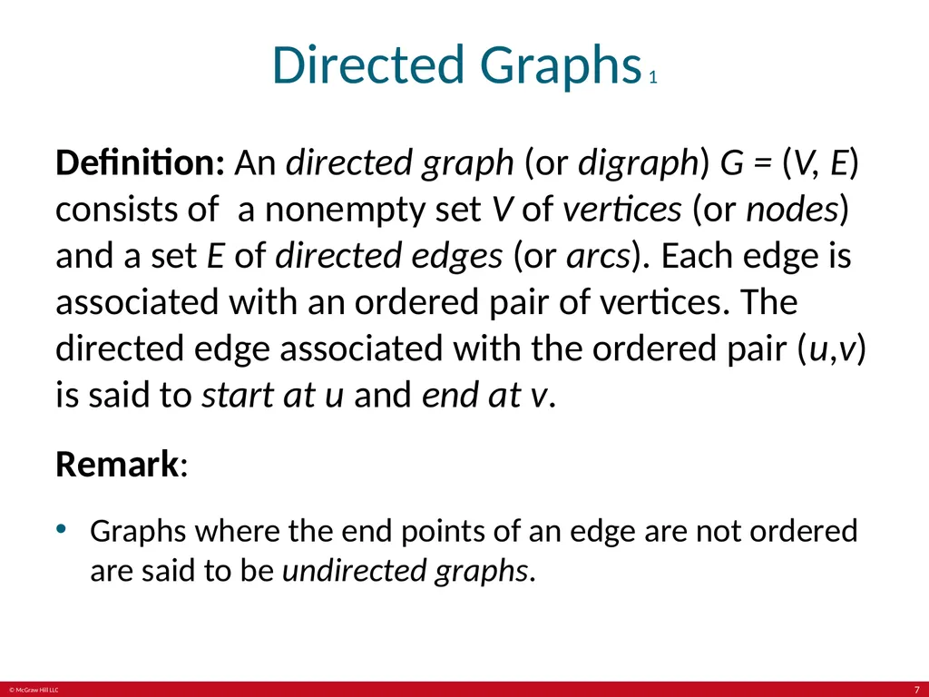 Graphs Chapter 10 With Question/Answer Animations - slide 7 of 89