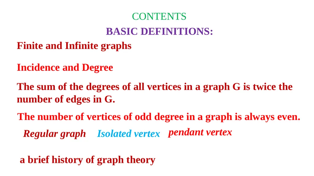 M403-GRAPH THEORY INTRODUCTION - 2 K. C. TAMMI - slide 2 of 15