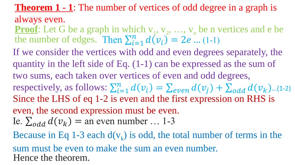 M403-GRAPH THEORY INTRODUCTION - 2 K. C. TAMMI - slide 6 of 15