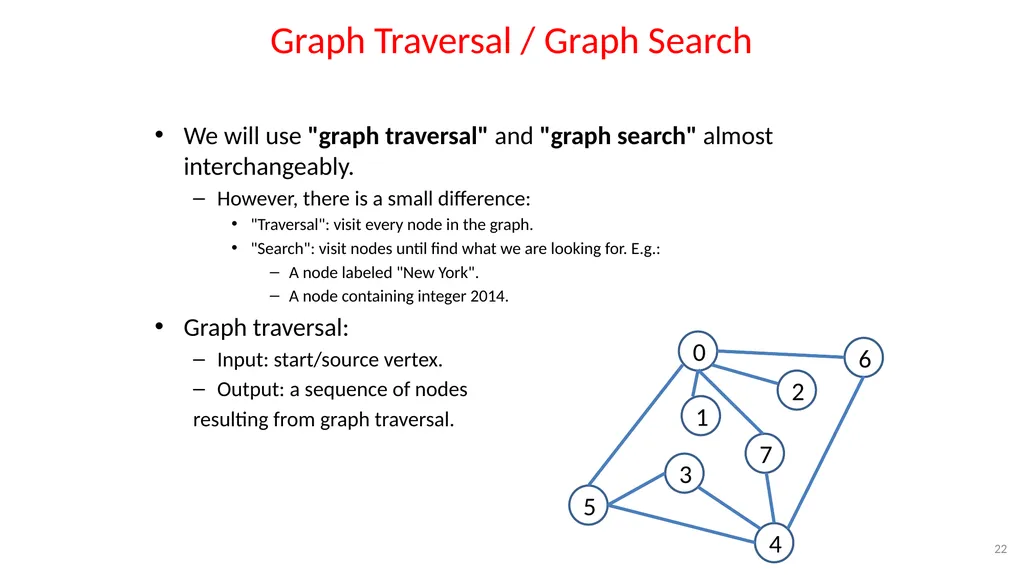 Graphs CSE 3318– Algorithms and Data Structures - slide 22 of 56