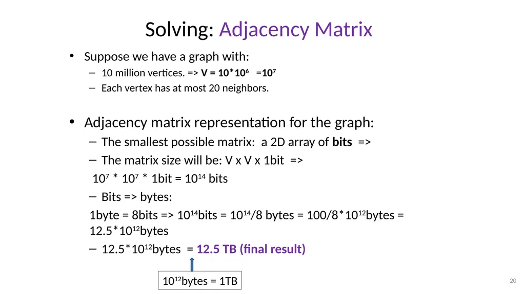 Graphs CSE 3318– Algorithms and Data Structures - slide 20 of 56
