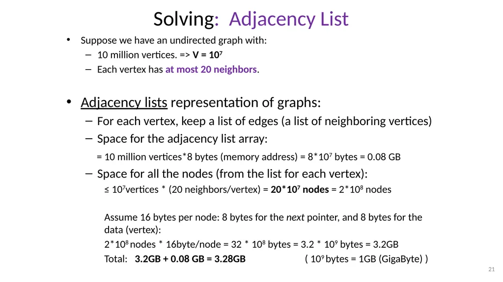 Graphs CSE 3318– Algorithms and Data Structures - slide 21 of 56