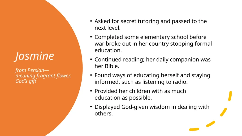 OVERCOMING OBSTACLES ON A LIFE JOURNEY AN - slide 14 of 19
