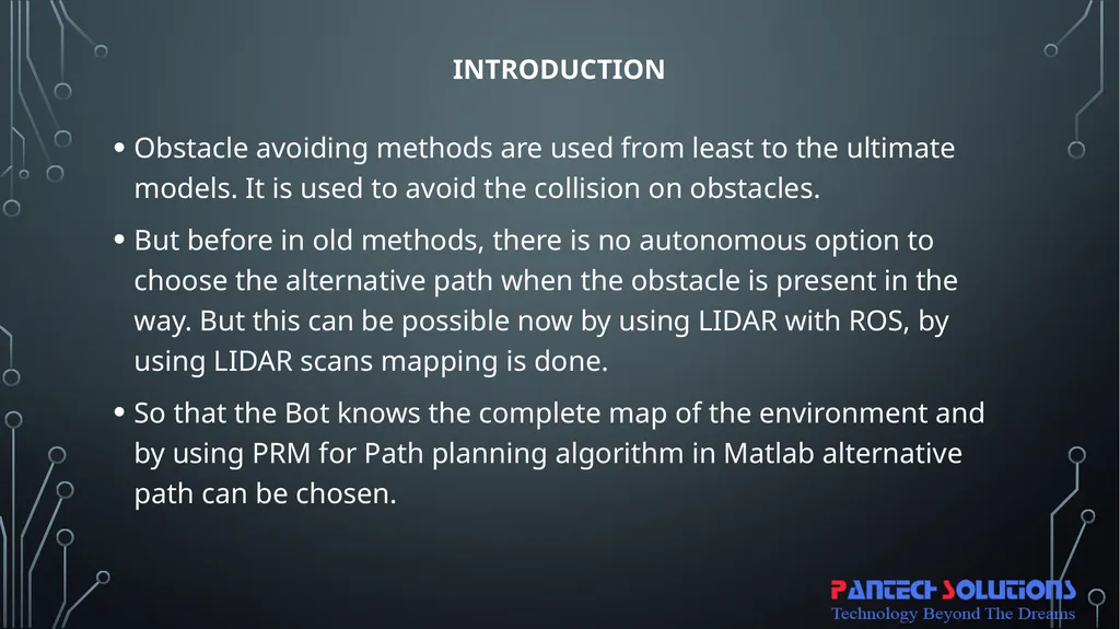 Obstacle avoidance Robot using ros & lidar with - slide 2 of 15