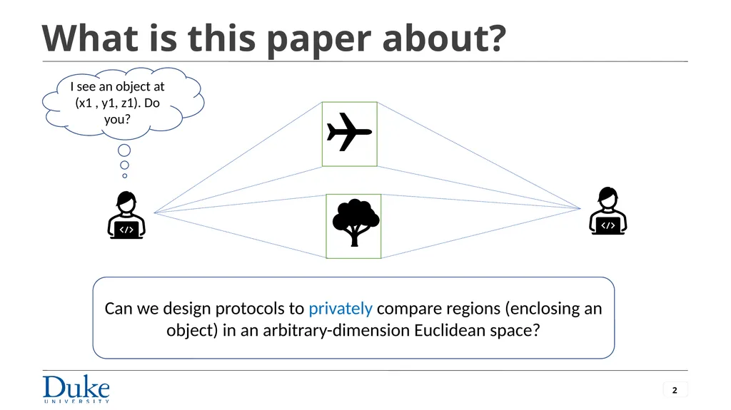 Privately Evaluating Region Overlaps with - slide 2 of 17