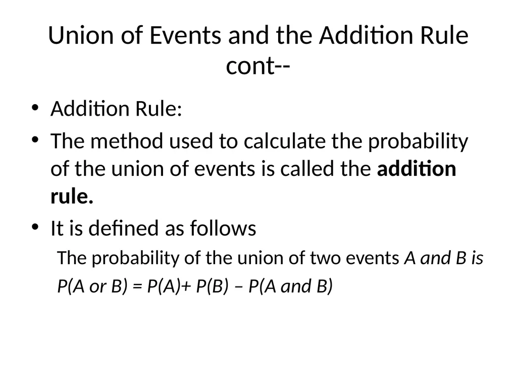 Probability Experiment, Outcomes, and Sample Space - slide 40 of 47
