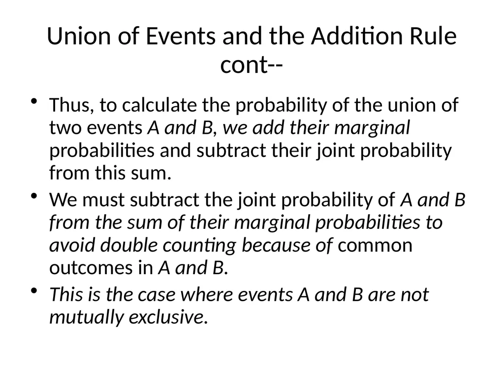 Probability Experiment, Outcomes, and Sample Space - slide 41 of 47