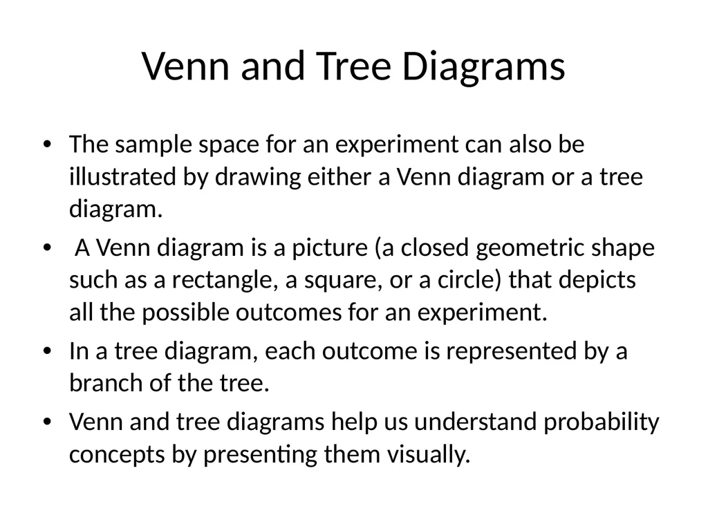 Probability Experiment, Outcomes, and Sample Space - slide 5 of 47