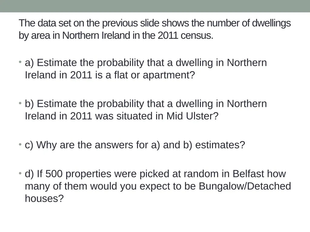 Probability Probability from data tables and - slide 3 of 7