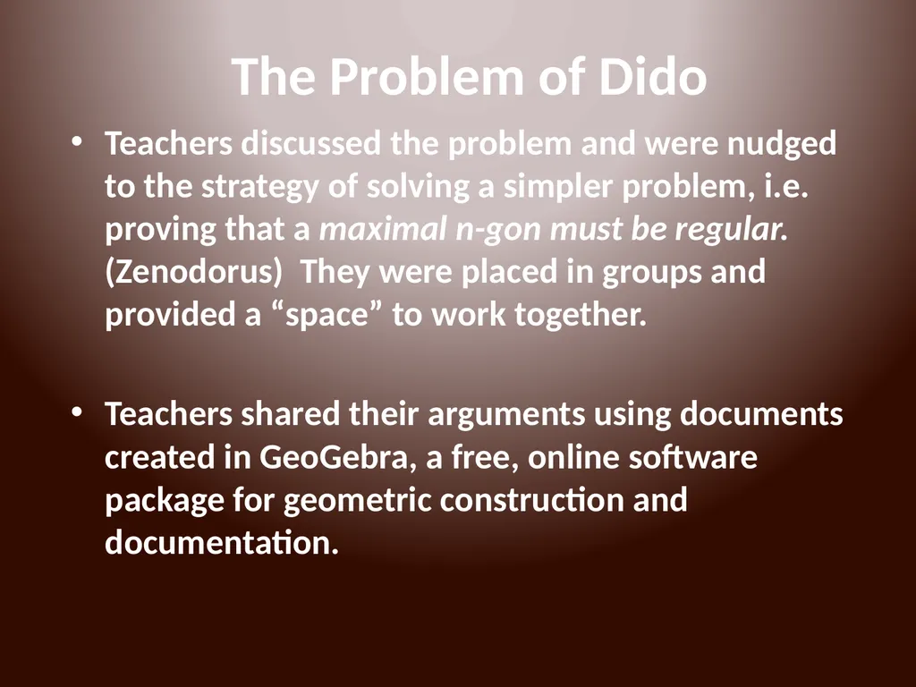MUS Online Courses and Programs The problem of - slide 12 of 18