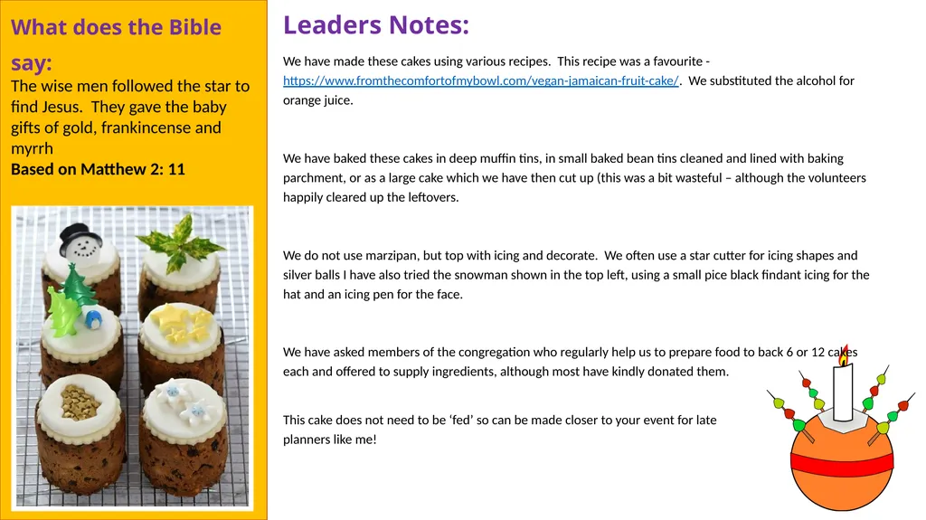 Christmas Cake Decorating You will need: a - slide 2 of 2